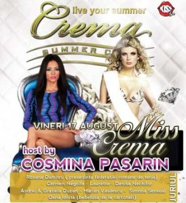 Cosmina Păsărin vine în Crema Summer Club Mamaia!